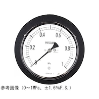 長野 普通形圧力計(Φ100) 埋込形D枠(取付金具) 0.1ー0.1MPa AE15131 1個