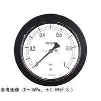 長野 普通形圧力計(Φ100) 埋込形D枠(取付金具) 耐振用 0.6MPa 検査証明書付 AE15131 1個