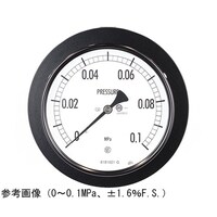 長野 普通形圧力計(Φ100) 埋込形D枠(取付金具) 0.06MPa 検査証明書付 AE15181 1個