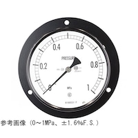 長野 普通形圧力計(Φ100) 埋込形D枠(取付穴)耐熱・耐振用 15MPa AE15231 1個