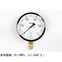 長野 普通形圧力計(Φ100) 立形A枠 蒸気用 0.1ー0.25MPa 検査証明書付 AE20131 1個