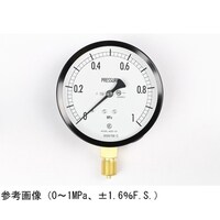 長野 普通形圧力計(Φ100) 立形A枠 耐振用 0.1ー0.4MPa AE20131 1個