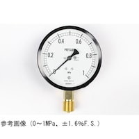 長野 普通形圧力計(Φ100) 立形A枠 0.1ー0.16MPa AE20141 1個
