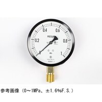 長野 普通形圧力計(Φ100) 立形A枠 0.1ー0.1MPa 検査証明書付 AE20141 1個