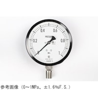 長野 普通形圧力計(Φ100) 立形A枠 0.1ー1.6MPa AE20183 1個