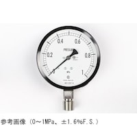 長野 普通形圧力計(Φ100) 立形A枠 1.6MPa 検査証明書付 AE20193 1個