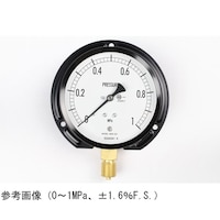 長野 普通形圧力計(Φ100) 立形B枠 0.1ー0.25MPa AE20231 1個