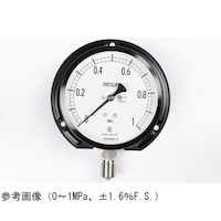 長野 普通形圧力計(Φ100) 立形B枠 1MPa 検査証明書付 AE20233 1個