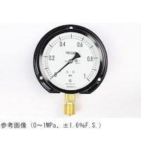 長野 普通形圧力計(Φ100) 立形B枠 0.1ー0.16MPa AE20241 1個