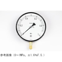 長野 普通形圧力計(Φ150) 立形A枠 3.5MPa 検査証明書付 AG10131 1個