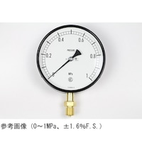 長野 普通形圧力計(Φ150) 立形A枠 1.6MPa 検査証明書付 AG10141 1個