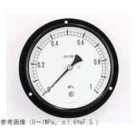 長野 普通形圧力計(Φ150) 埋込形D枠(取付穴) 15MPa 検査証明書付 AG15241 1個