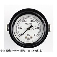 長野 密閉型圧力計(60Φ) 埋込形D枠(取付金具)耐振用 7MPa BA15121 1個