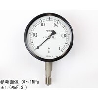 長野 密閉型圧力計(100Φ) 立形A枠 蒸気用 1MPa BE10133 1個