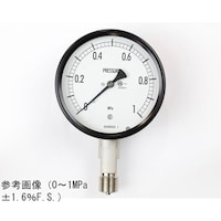 長野 密閉型圧力計(100Φ) 立形A枠 70MPa BE10143 1個