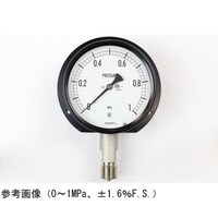 長野 密閉型圧力計(100Φ) 立形B枠 100MPa BE10243 1個