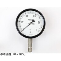 長野 密閉型圧力計(100Φ) 立形A枠 蒸気用 0.6MPa BE12133 1個