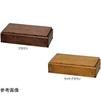 アロン化成 木製玄関台S60W301段 ライトブラウン 535576 1個