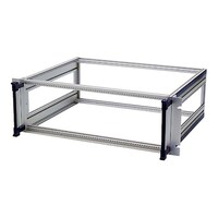 摂津金属工業 サブラック W481.4×H149×D449.8mm B2アルマイト RKU1545A 1台