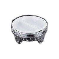 丸チェーフイング MF仕様 陶器I型仕切中皿 目皿 NTEM001 キッチンポット・保存容器 1個