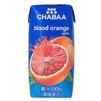 CHABAA100%ジュースブラッドオレンジ36本