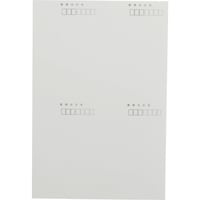 プリンター対応私製はがきL24面灰色郵便枠500枚