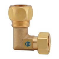 カクダイ 銅管用火なしエルボ 618792015 水道配管資材 1個