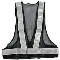 豊光 安全反射ベスト (白色) BS1250W カーディガン・ジャケット・ベスト 1個