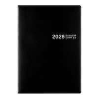 2026ビジネスダイアリー B5 月間 リング 黒