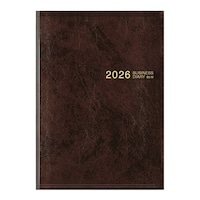 2026ビジネスダイアリー B5 月間 茶