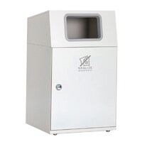 ニートLGオフホワイトもえないゴミ90L角穴灰