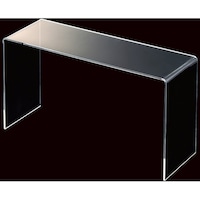 【2個】透明アクリルコの字ラック奥行10