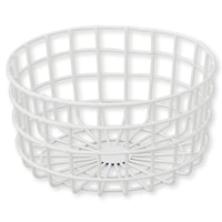 アズワン 【2個】丸型ワイヤーバスケット ホワイト 中 61819522 61819522 1個