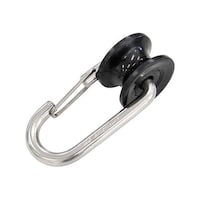 アズワン 30kg/φ12mm プーリーフック(ステンレス製) EA638AR22 EA638AR22 1個