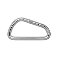 アズワン 94x40x10mm カラビナ(スチール製) EA638JW21 EA638JW21 1個