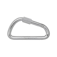 アズワン 94x40x10mm カラビナ(スチール製/安全環付) EA638JW22 EA638JW22 1個