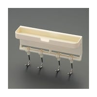 アズワン 154x35x60mm 4連スライドフック(粘着) EA638LL23 EA638LL23 1個