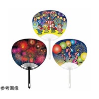 アズワン うちわ 夏イベント 30本 554341 554341 1セット