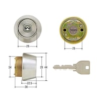 美和ロック MIWA取替用シリンダー MCY157 MCY157 1個