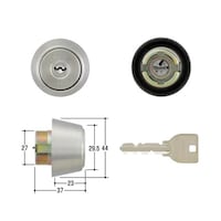 美和ロック MIWA取替用シリンダー MCY211 MCY211 1個