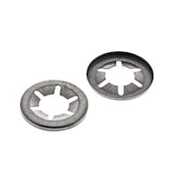 RS Pro プッシュオン留め具 エナメル仕上げ 鋼 オープン シャフト径7mm用 1袋(50個入) 172363 172363 1袋