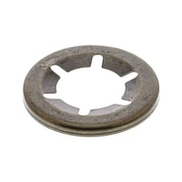 RS Pro プッシュオン留め具 エナメル仕上げ 鋼 オープン シャフト径8mm用 1袋(50個入) 172379 172379 1袋