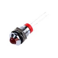 RS Pro LED表示灯 赤 8mm 2 V dc 205549 205549 1個