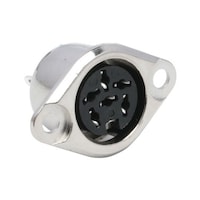 RS Pro Dinソケット Socket 6極 1袋(5個入) 491116 491116 1袋