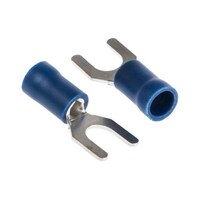 RS Pro Y形圧着端子 青 1.5 → 2.5mm2 16AWG to 14AWG 1袋(100個入) 534610 534610 1袋