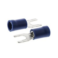 RS Pro Y形圧着端子 青 1.5 → 2.5mm2 16AWG to 14AWG 1袋(100個入) 534632 534632 1袋