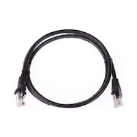 RS Pro Cat5eケーブル U/UTP 1m 黒 557115 557115 1個