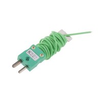 RS Pro 熱電対センサ Kタイプ ミニチュアプラグ 50°C → +220°C IEC RoHS対応 1104468 1104468 1個