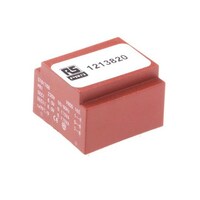 RS Pro 基板実装用トランス 一次側 230V ac 二次側 2x6V ac 1213820 1213820 1個