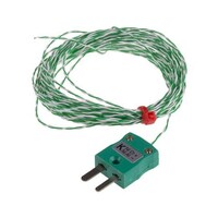 RS Pro 熱電対センサ Kタイプ ミニチュアプラグ 75°C → +260°C IEC 1236306 1236306 1個